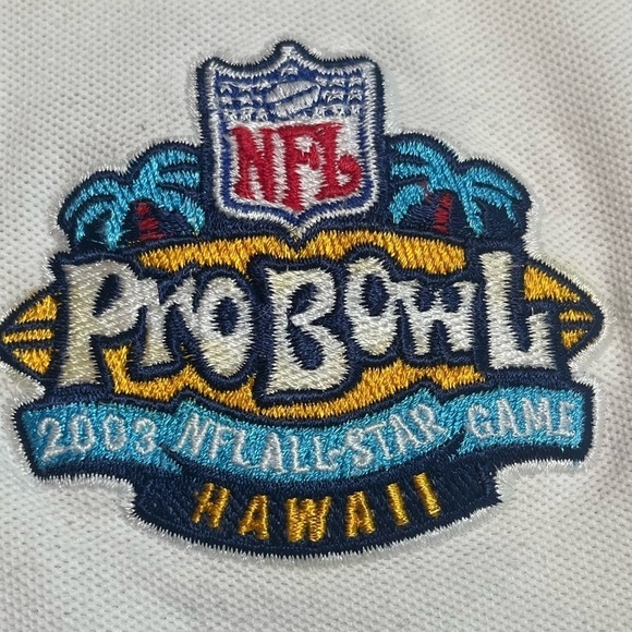 Vintage REEBOK NFL Pro Bowl Polo 2003 Hawaii Size Large - Picture 2 of 8